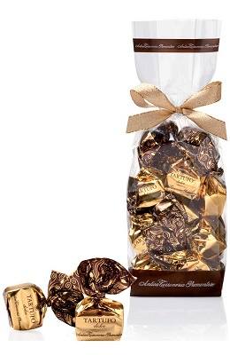 Dunkle Trüffel-Pralinen Tartufi Dolce Collezione Oro 100 g lose Antica Torroneria Piemontese