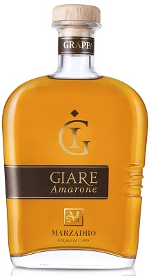 Grappa Le Giare Amarone, 0,2 l in Geschenkpackung Marzadro