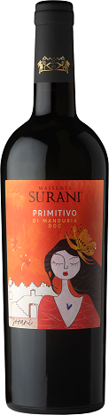 11 + 1 Fl. Soranì Primitivo di Manduria DOC 2020, 0,75 l Masseria Surani 