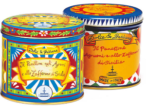 Panettone mit sizilianischen Zitrusfrüchten und Safran, 100 g Fiasconaro  und Dolce & Gabbana