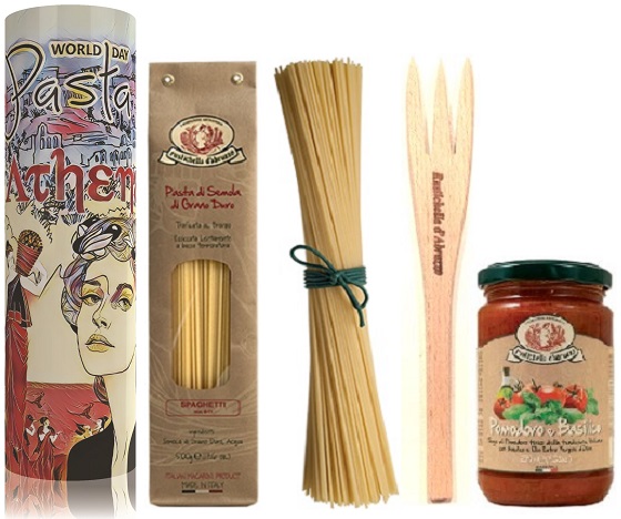 Pasta-Geschenkdose Edizione Europa Athen, Rustichella d´Abruzzo