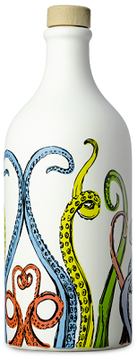 Olivenölkrug Fantasia Tentacoli natives Olivenöl extra Coratina 500 ml, Frantoio Muraglia