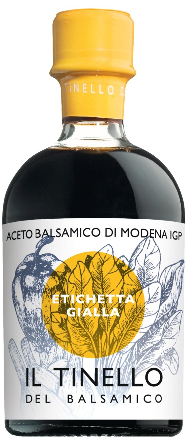 Il Tinello Etichetta Gialla Aceto Balsamico di Modena IGP, 250 ml Il Borgo del Balsamico