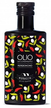 Natives Olivenöl extra mit Peperoncini 200 ml, Frantoio Muraglia