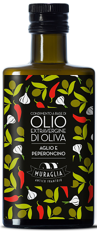 Natives Olivenöl extra Aglio e Peperoncini 200 ml, Frantoio Muraglia