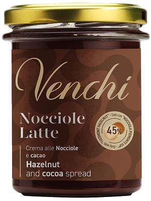 Crema alle Nocciole e Cacao Vollmilchschokoladencreme mit piemonteser Haselnüssen, 200 g Venchi