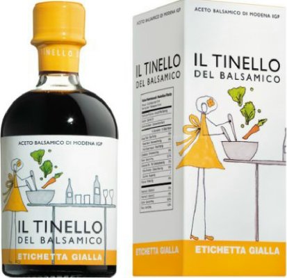 Il Tinello Etichetta Gialla Aceto Balsamico di Modena IGP, 250 ml Il Borgo del Balsamico