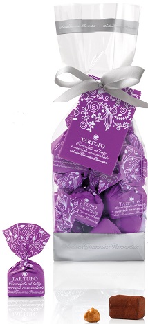 Trüffel-Pralinen Tartufi Cioccolato al latte e nocciole caramellata 100 g lose Antica Torroneria Piemontese