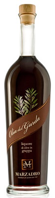 Olia del Garda Olivenlikör auf Grappabasis, 0,2 l Marzadro