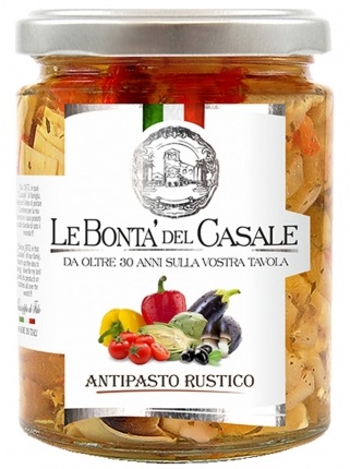 Antipasto Rustico, verschiedene Gemüse in Öl 280 g, Le Bontà del Casale
