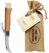 Messer Funghi Pilzmesser mit Olivenholzgriff, Coltelleria Martietti