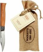 Messer Piemontese mit Olivenholzgriff, Coltelleria Martietti