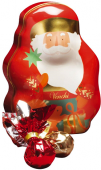 Santa Claus Metalldose in Weihnachsmannform gefüllt mit gemischten Pralinen, 112 g Venchi  