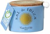 Fleur de Sel Mar Blau mit schwarzem Knoblauch im Keramiktopf, 140 g Sal de Ibiza Sonderedition